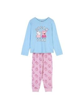 Pijama Infantil Peppa Pig Azul Claro