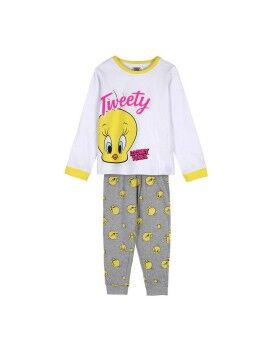 Pijama Infantil Looney Tunes Branco