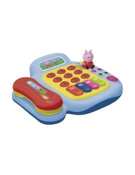 Brinquedo educativo Peppa Pig Telefone Fixo Peppa Pig Azul