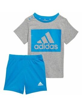 Conjunto Desportivo para Crianças Adidas Essentials Azul Cinzento