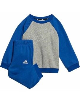 Conjunto de Desporto para Bebé Adidas Essentials Logo Cinzento