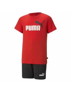 Conjunto Desportivo para Crianças Puma Set For All Time  Vermelho