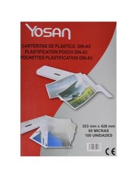 Capas de plastificar Yosan Transparente A3