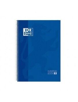 Caderno Oxford European Book Azul Marinho A4 5 Peças