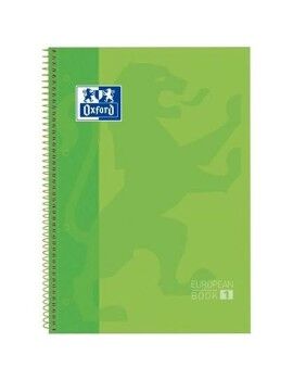 Caderno Oxford European Book Verde A4 5 Peças