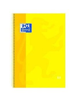 Caderno Oxford European Book Amarelo A4 5 Peças