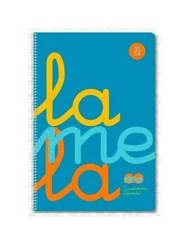 Caderno Lamela Fluorine Blue Din A4 5 Peças 80 Folhas