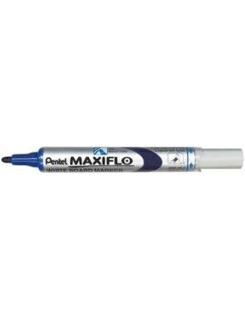 Marcadores de giz líquido Pentel Maxiflo MWL-5S Azul (12 Peças)