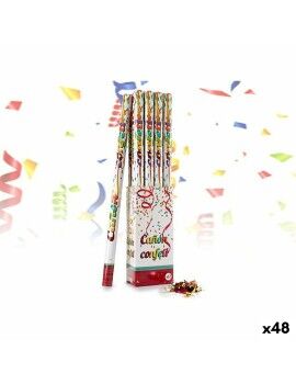 Canhão de confetti 5 x 98,5 x 5 cm Papel Multicolor (48 Unidades)