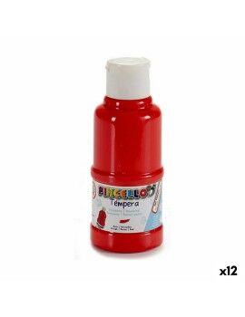 Têmperas Vermelho (120 ml) (12 Unidades)