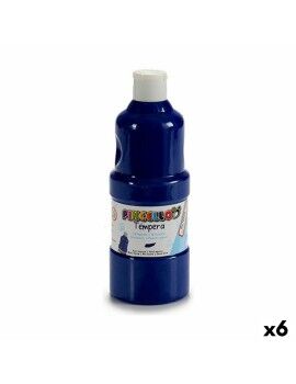 Têmperas Azul escuro 400 ml (6 Unidades)