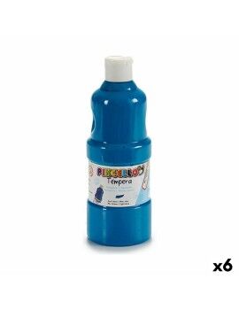Têmperas Azul Claro 400 ml (6 Unidades)