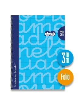 Caderno Lamela Azul Din A4 5 Peças 80 Folhas