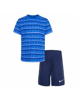 Conjunto Desportivo para Crianças Nike Swoosh Stripe Azul