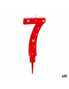Vela Aniversário Número 7 (12 Unidades)