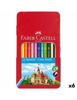 Lápis de cores Faber-Castell Multicolor 6 Peças