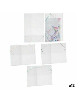 Pasta de Dossiês Transparente (1 x 26 x 35,5 cm) (12 Unidades)