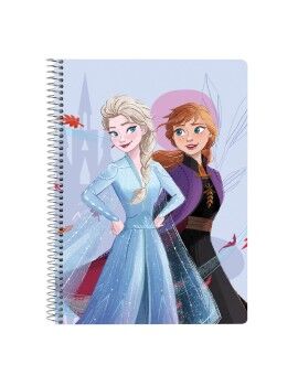 Caderno Frozen Believe Lilás (80 Folhas)