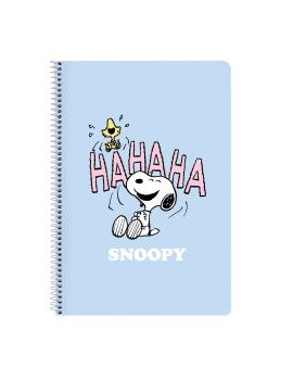 Caderno Snoopy Imagine Azul A4 80 Folhas