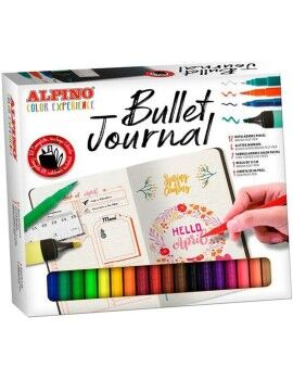 Conjunto Escolar Alpino Bullet Journal Color Experience 22 Peças