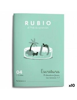 Writing and calligraphy notebook Rubio Nº04 A5 Espanhol 20 Folhas (10 Unidades)