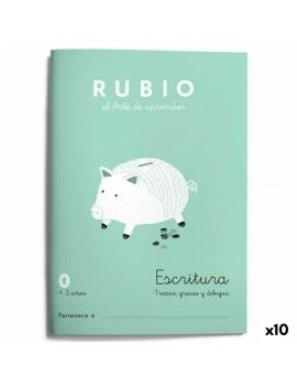 Writing and calligraphy notebook Rubio Nº0 A5 Espanhol 20 Folhas (10 Unidades)