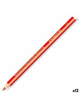 Lápis de cores Staedtler Jumbo Noris Vermelho (12 Unidades)