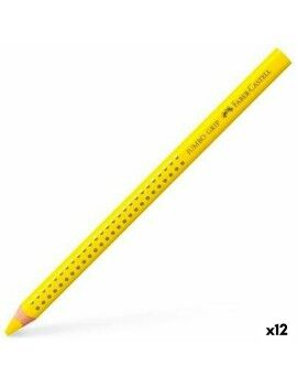 Lápis de cores Faber-Castell Amarelo (12 Unidades)