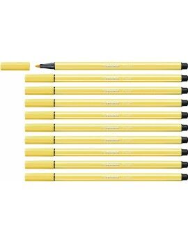 Rotuladores Stabilo Pen 68 Amarelo (10 Peças)