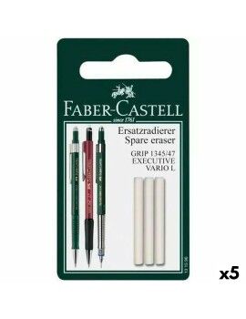 Borracha Faber-Castell Recarga Branco (5 Unidades)