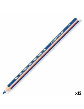 Lápis Staedtler Jumbo Noris Azul Madeira (12 Unidades)