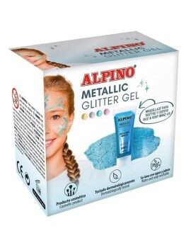 Maquilhagem para Crianças Alpino Gel Purpurina Azul