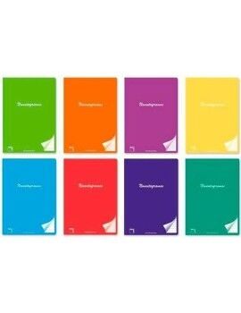 Caderno Pacsa Multicolor Quadrícula impressa 4 mm A4 48 Folhas (6 Peças)