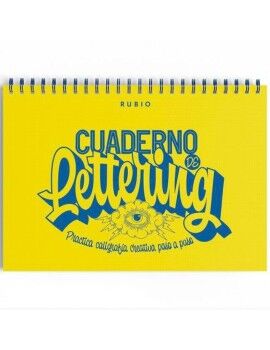 Writing and calligraphy notebook Rubio Espanhol