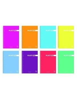 Caderno Pacsa Plastipac Multicolor Din A4 5 Peças 80 Folhas