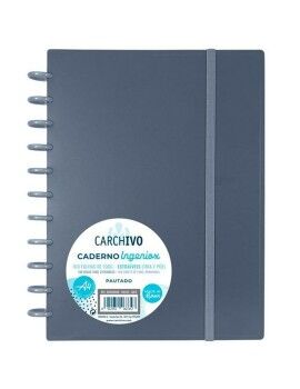 Caderno Carchivo Ingeniox Cinzento A4