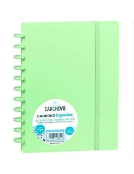 Caderno Carchivo Ingeniox Verde Claro A4