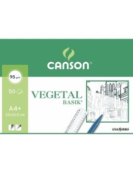 Bloco de desenho Canson Papel vegetal Transparente