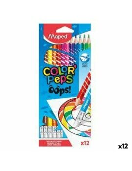 Lápis de cores Maped Color' Peps Multicolor 12 Peças (12 Unidades)