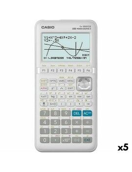 Calculadora gráfica Casio FX-9860G II Branco (5 Unidades)