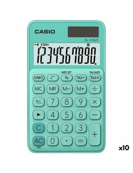 Calculadora Casio SL-310UC Verde (10 Unidades)