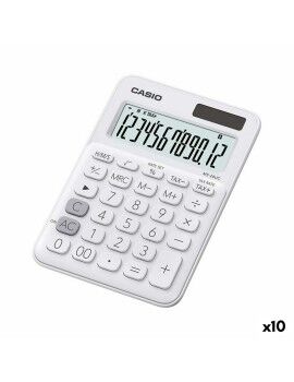 Calculadora Casio MS-20UC Branco 2,3 x 10,5 x 14,95 cm (10 Unidades)