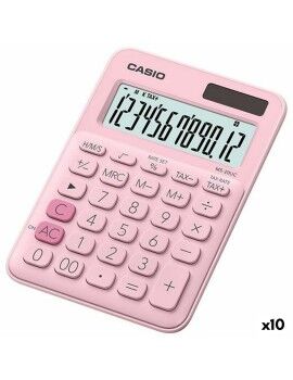 Calculadora Casio MS-20UC Cor de Rosa 2,3 x 10,5 x 14,95 cm (10 Unidades)