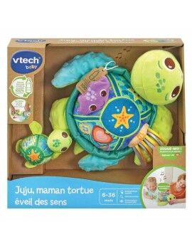 Peluche Vtech Baby  Juju, Mother Turtle  + 6 Meses Reciclado Musical