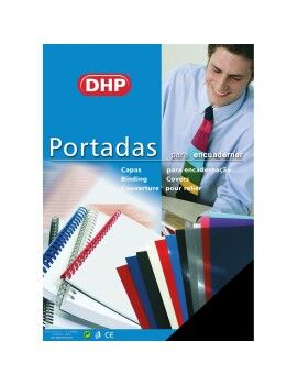 Capas de encadernação DHP Preto A4 Polipropileno 100 Peças