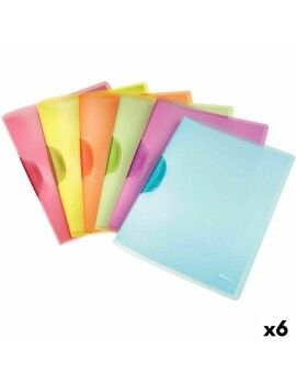 Dossier Leitz ColorClip Rainbow Multicolor A4 (6 Unidades)
