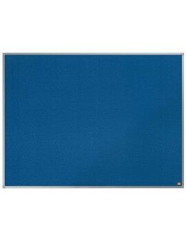 Quadro de Anúncios Nobo Essence Azul Feltro Alumínio 120 x 90 cm