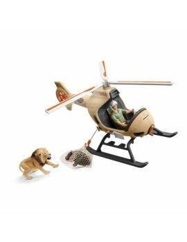 Helicóptero com Radiocontrolo Schleich Animal Rescue + 3 anos 16 Peças