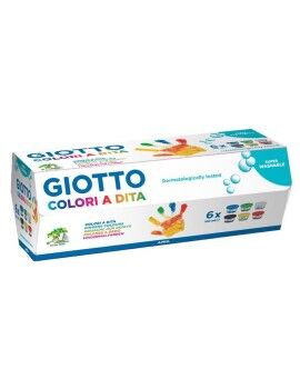 Pintura de Dedos Giotto    Multicolor 6 Peças 100 ml