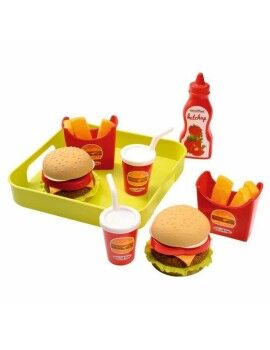 Conjunto de Alimentos de Brincar Ecoiffier Hamburger Tray 